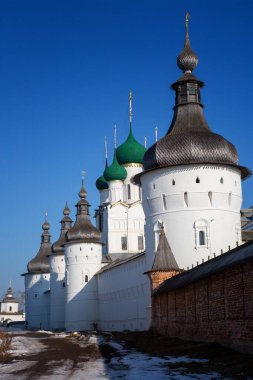 Büyük Rostov 'daki eski Kremlin, Rusya' nın altın yüzüğünün bir simgesi.