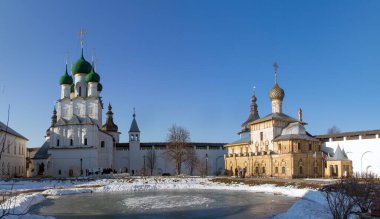 Büyük Rostov 'daki eski Kremlin, Rusya' nın altın yüzüğünün bir simgesi.