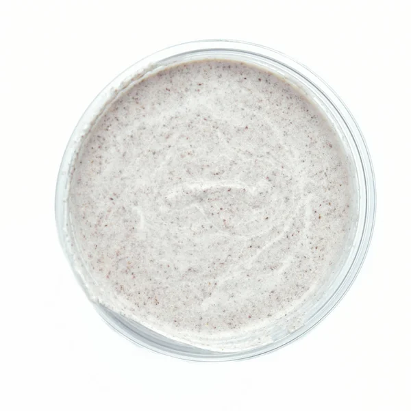 Bowl Sour Cream Sauce Isolated White Background — Stock Photo, Image