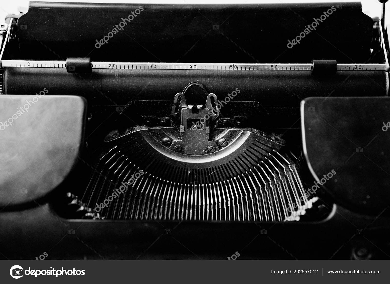Antique Typewriter Vintage Typewriter Machine Stock Photo
