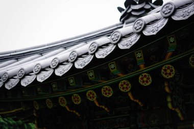  geleneksel ev, siyah beyaz olarak yakın