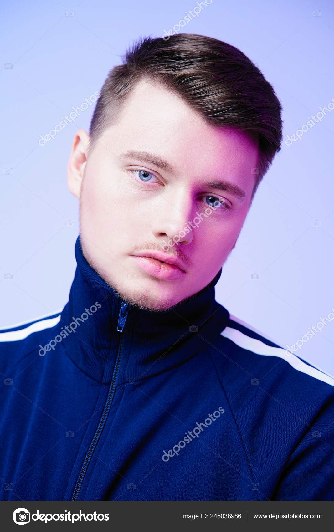 man in tracksuit