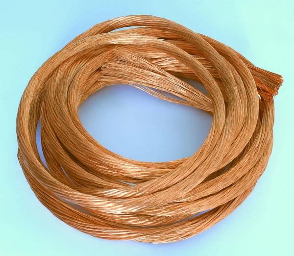 Hank of a copper wire — Stock Photo, Image