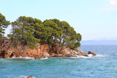 Adriyatik kıyısında pitoresk koy