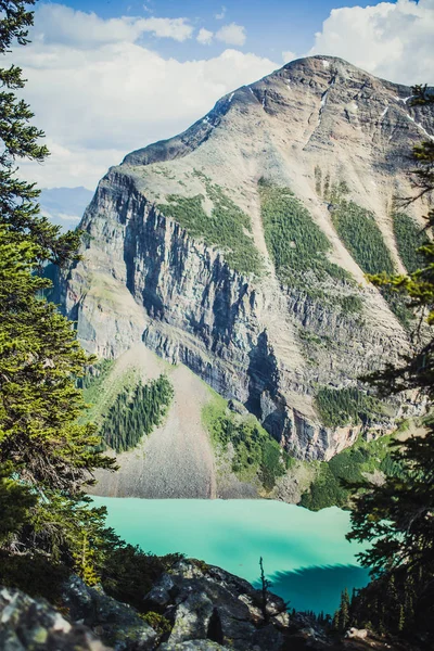 路易斯湖的美丽景色 加拿大 — 图库照片