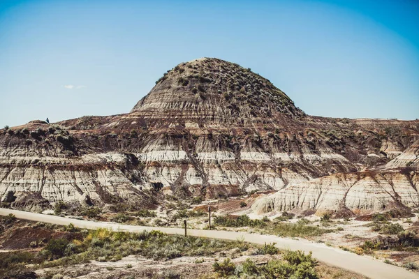 Deserto Canadá Drumheller Hoodoo — Fotografia de Stock