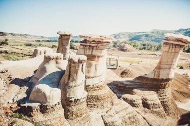Kanada, Drumheller, Hoodoo çölde