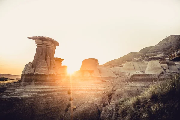 Desert Canada Drumheller Hoodoo — Stock Photo, Image