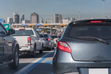 trafik reçel araba otoyol yolda sıra ile acele saat