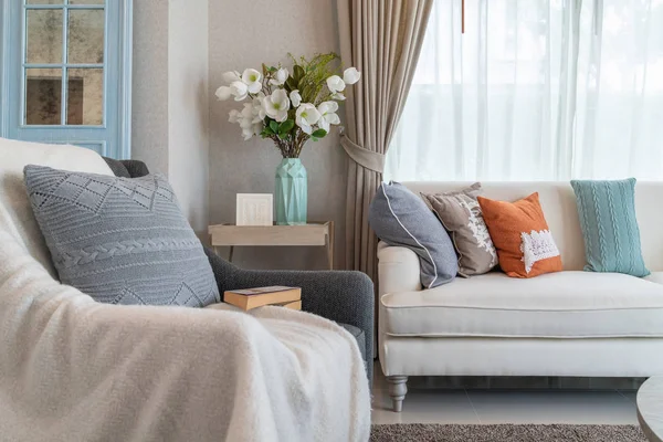 Klasický styl obývací pokoj — Stock fotografie