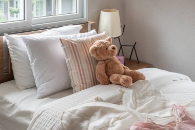 Modern çocuğun yatak odası 