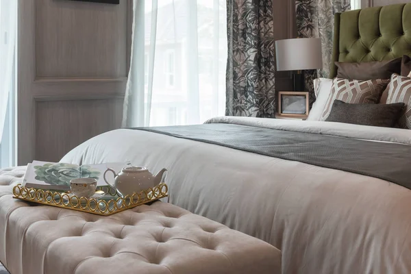 Стиль класичний спальні — стокове фото