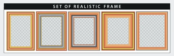 現実的な枠の設定 簡単に変更するには — ストックベクタ