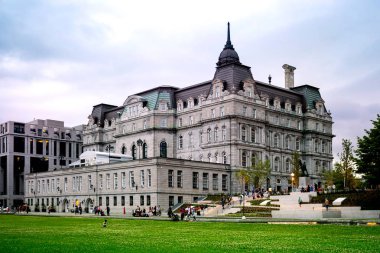 Montreal Belediye Binası, Hotel de Ville de Montreal. Güzel ikinci İmparatorluk tarzı bina