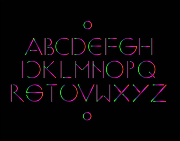 Metalik font mor modern vektör