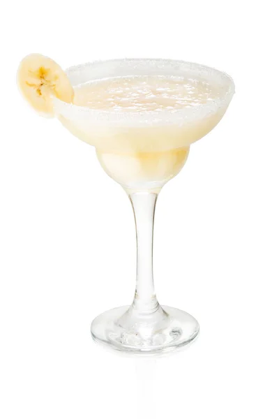 Rinfrescante Cocktail Alcolico Sfondo Bianco — Foto Stock