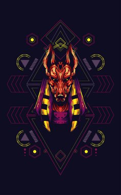 Anubis kutsal geometri sanat