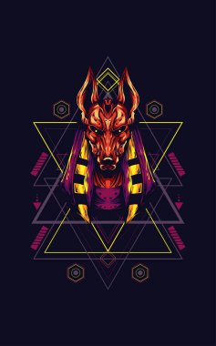 Anubis kutsal geometri sanat