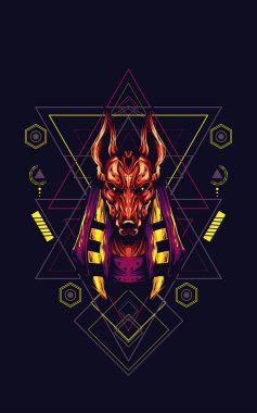 Anubis kutsal geometri sanat