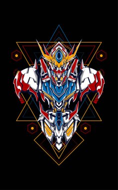 Mecha kutsal geometri sanat