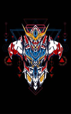 Mecha kutsal geometri sanat