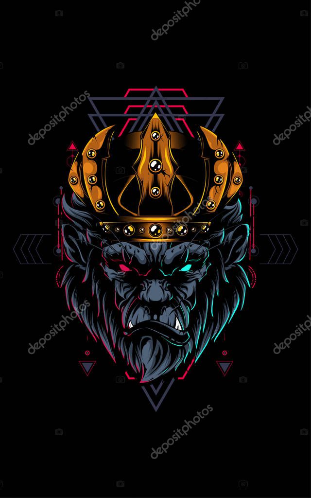 King of Gorilla sacred geometry