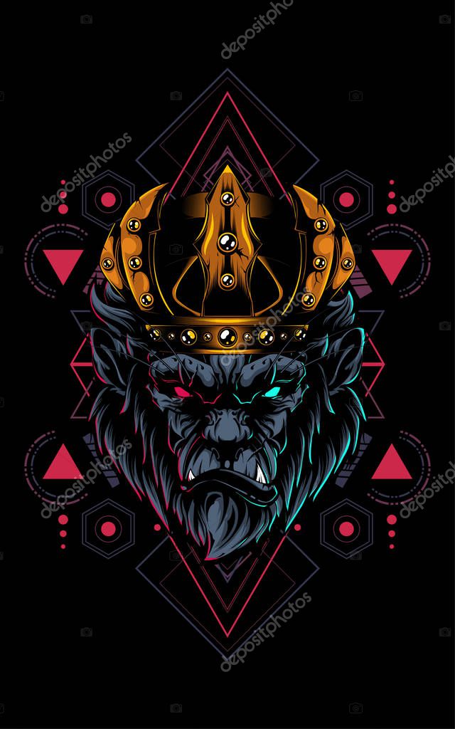 King of Gorilla sacred geometry