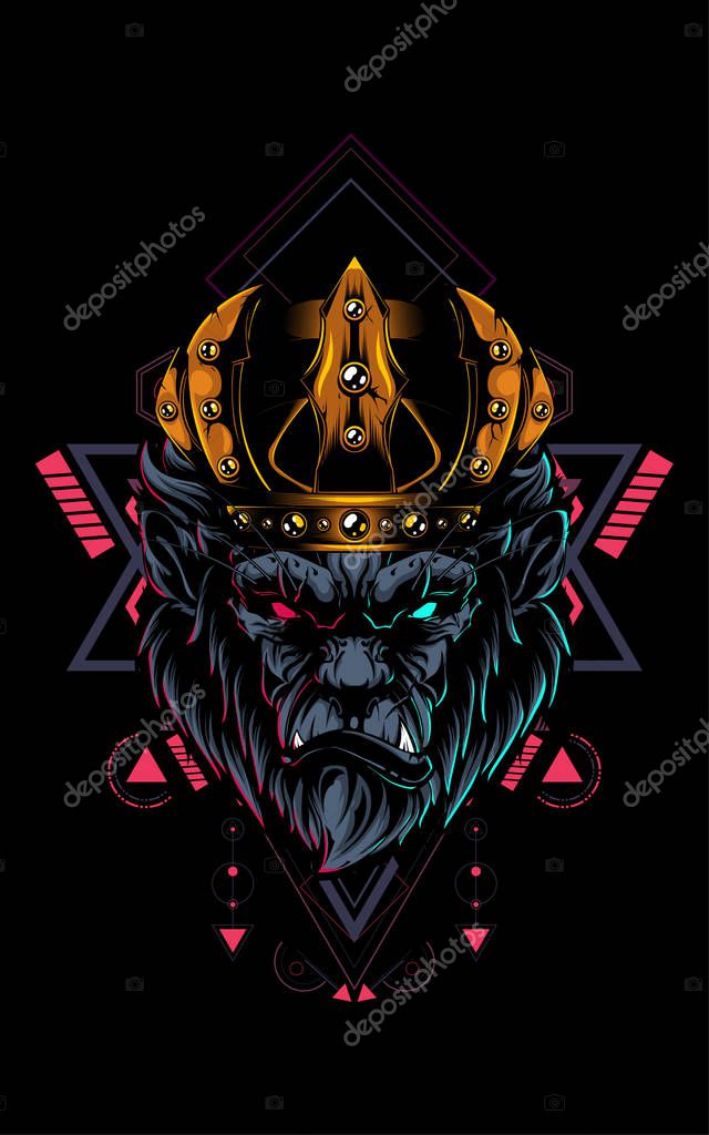 King of Gorilla sacred geometry