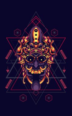Kültür maske kutsal geometri
