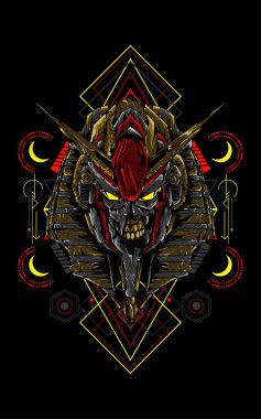 Mecha anubis kutsal geometri