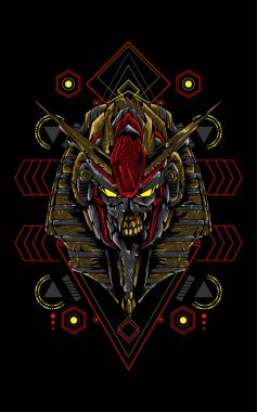 Mecha anubis kutsal geometri
