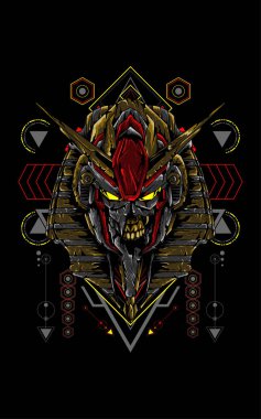 Mecha anubis kutsal geometri