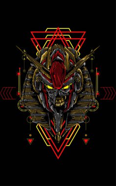 Mecha anubis kutsal geometri