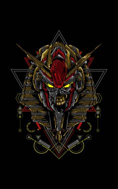 Mecha anubis kutsal geometri