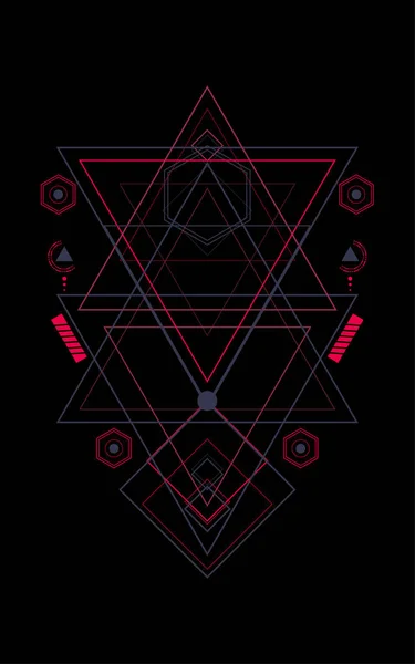 sacred geometry illustration pattern