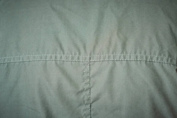 Articoli Abbigliamento Tessuto Cotone Lavato Texture Con Cuciture — Foto Stock