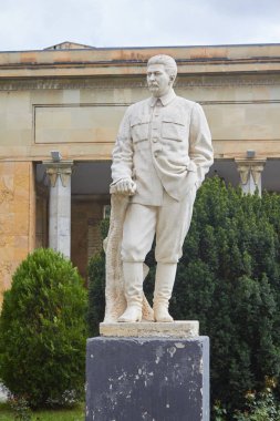 Gori, Gürcistan - 8 Ağustos 2013: Joseph Stalin Anıtı ve Müzesi onun yerli City.