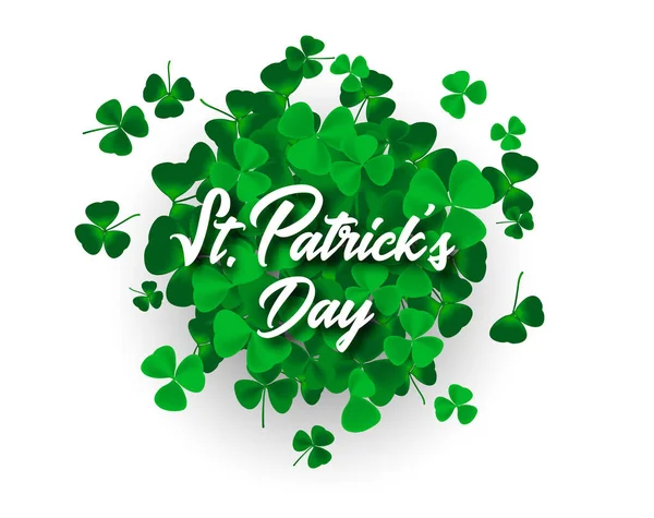 アイルランドの祝日聖パトリックの日のポスターデザインのために ベクターイラスト — ストックベクタ