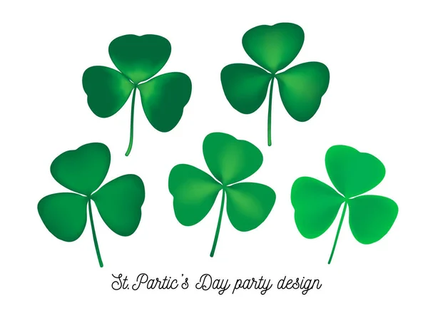 Irish National Holiday Patrick Day Poster Design Векторная Иллюстрация — стоковый вектор