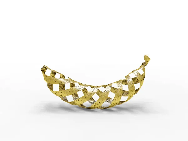 Ihåliga guld Banana — Stockfoto