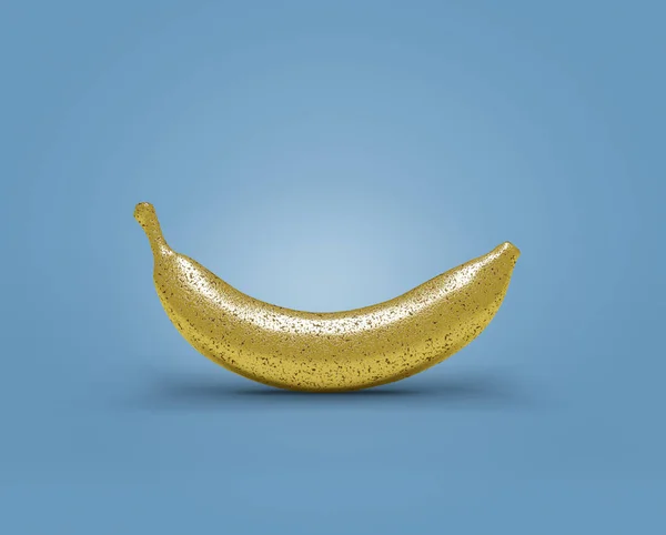 Jediné zlaté banán — Stock fotografie