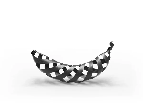 Hollow Striped Black Banana — Stock Photo, Image