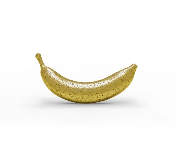Banana de ouro único — Fotografia de Stock