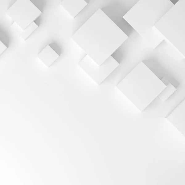 geometrik arka plan beyaz küpler