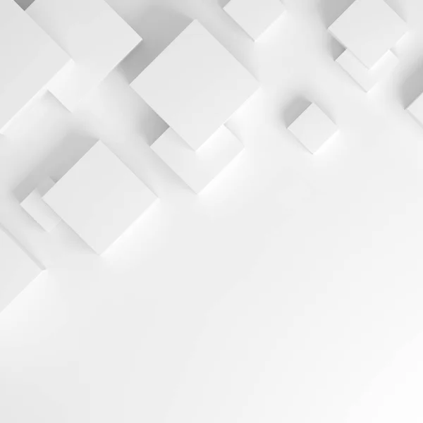 geometrik arka plan beyaz küpler