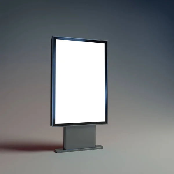 Mockup de exibição de informações da cidade LED — Fotografia de Stock