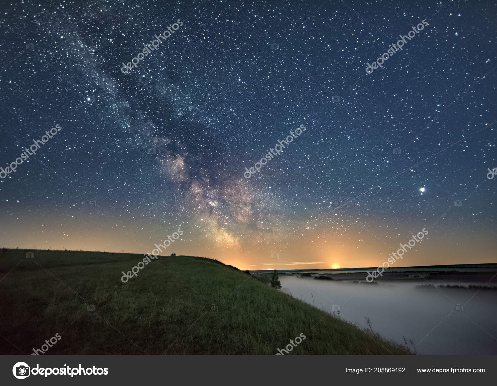Ciel Paysage Voie Lactée étoile Nuit Photographie