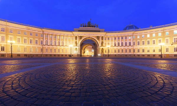 Plaza Del Palacio San Petersburgo Columna Alexander — Foto de Stock