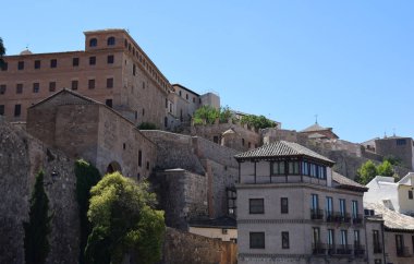 İspanya 'da Toledo şehir medioeval ev