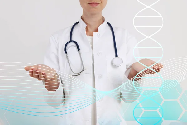 Genetic Concept Medicine Background — Stock Photo, Image